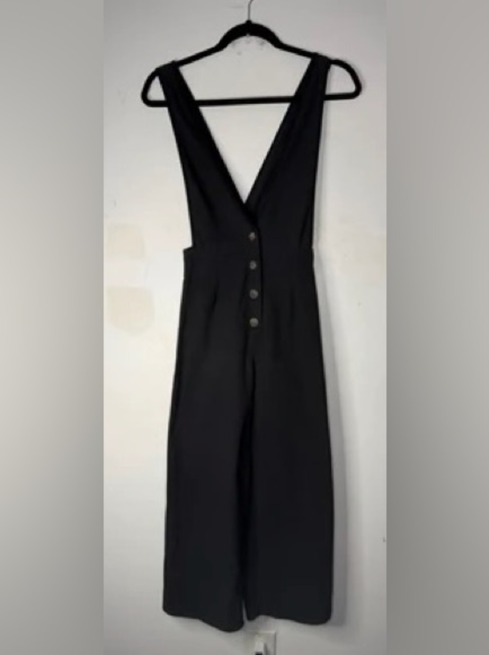 Sienna Sky Black Wide Leg Sleeveless Romper/Jumpsuit Size Large - Picture 7 of 7